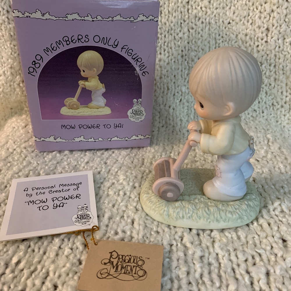 Precious Moments figurine.